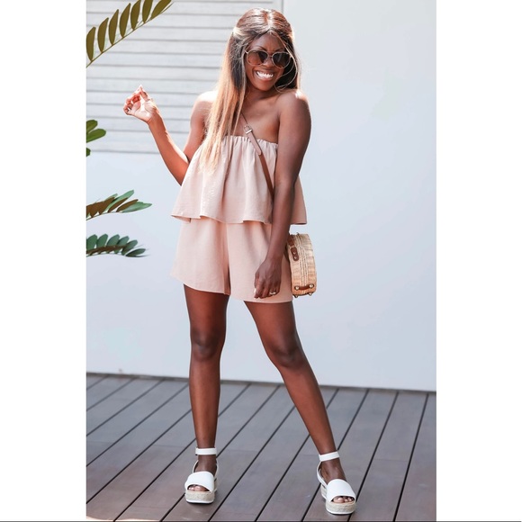 CBrand Closet Candy Always Summer Romper- Magenta - Picture 3 of 3